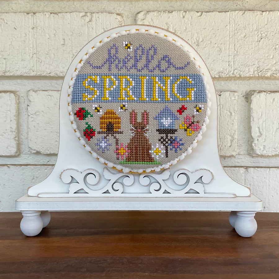 Hello Spring - Dirty Annie's - Cross Stitch Pattern, Needlecraft Patterns, Cross Stitch Patterns, The Crafty Grimalkin - A Cross Stitch Store