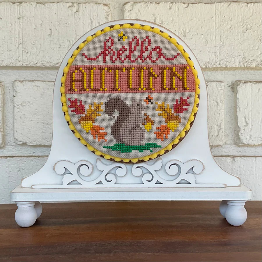 Hello Autumn - Dirty Annie's - Cross Stitch Pattern, Needlecraft Patterns, Cross Stitch Patterns, The Crafty Grimalkin - A Cross Stitch Store