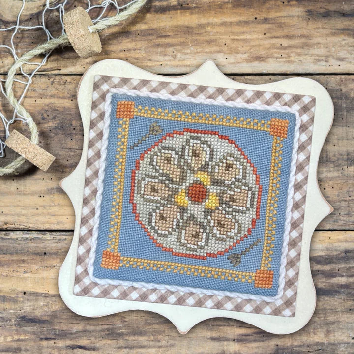 Half Shell Gulf Coast Treasures - Dirty Annie's - Cross Stitch Pattern, Needlecraft Patterns, Needlecraft Patterns, The Crafty Grimalkin - A Cross Stitch Store