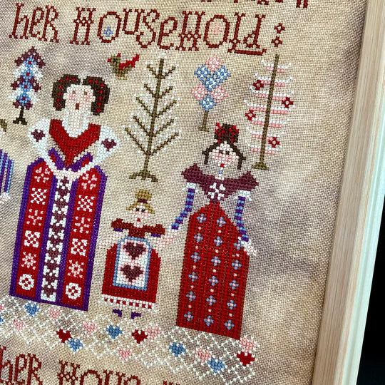 Proverbs 31:21 - Dirty Annie's - Cross Stitch Pattern