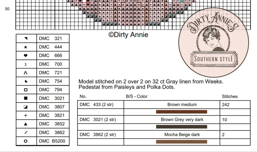 Hello Summer - Dirty Annie's - Cross Stitch Pattern