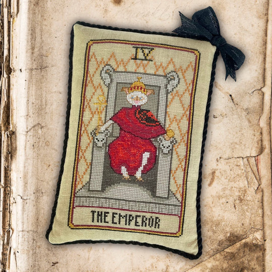 Cat Tarot IV - The Emperor - Dirty Annie's - Cross Stitch Pattern