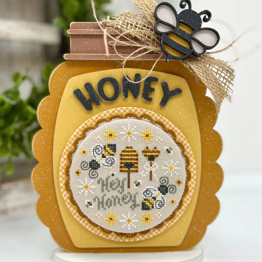 Hey Honey - Dirty Annie's - Cross Stitch Pattern, Needlecraft Patterns, The Crafty Grimalkin - A Cross Stitch Store