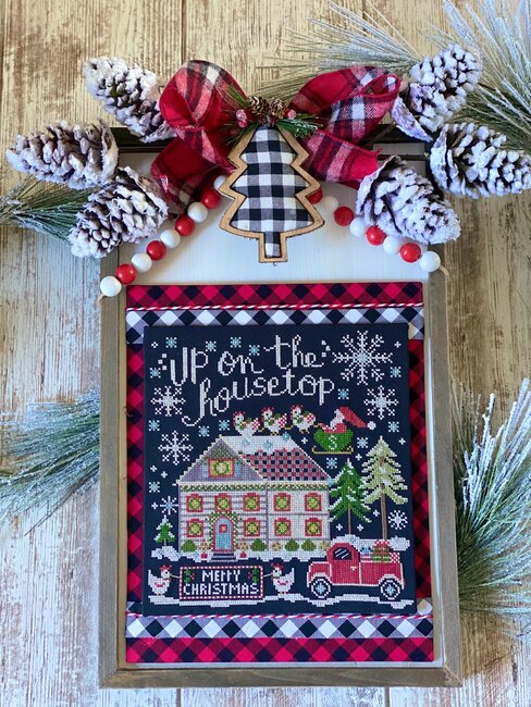 Up on the Housetop - Stitching with the Housewives - Cross Stitch Pattern