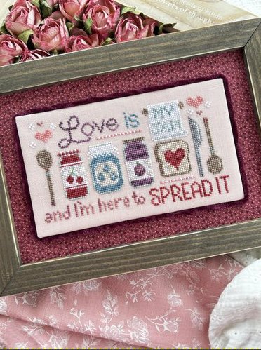 Love is my Jam - Sweet Wing Studio - Cross Stitch Pattern