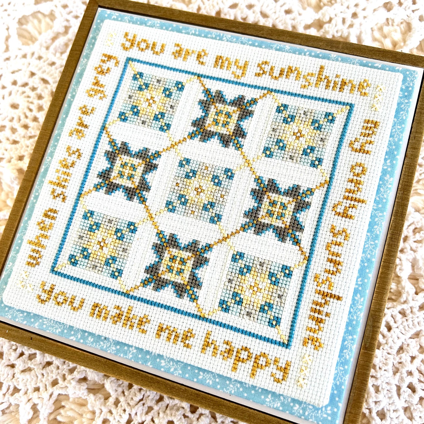 PREORDER You Are My Sunshine - Sweet Wing Studio - Cross Stitch Pattern, Needlecraft Patterns, The Crafty Grimalkin - A Cross Stitch Store