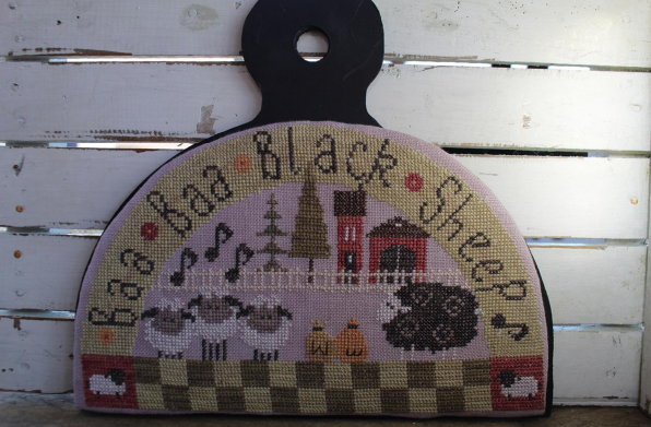 Baa Baa Black Sheep - Thistles - Cross Stitch Pattern