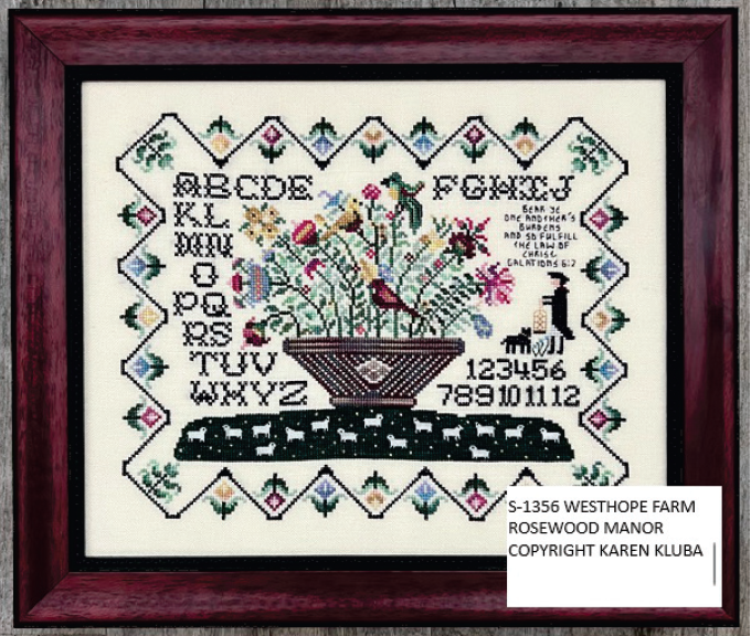 PRE-ORDER Westhope Farm Sampler by Rosewood Manor Designs - Cross Stitch Pattern, Needlecraft Patterns, Needlecraft Patterns, The Crafty Grimalkin - A Cross Stitch Store