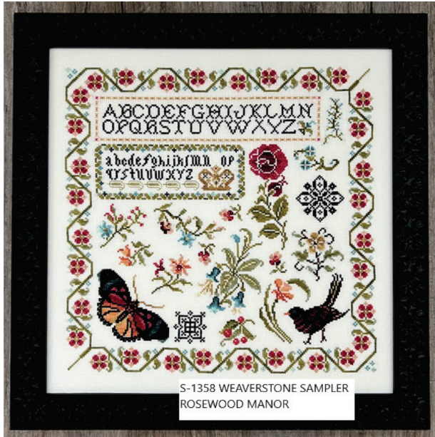 Weaverstone Sampler - Rosewood Manor - Cross Stitch Pattern