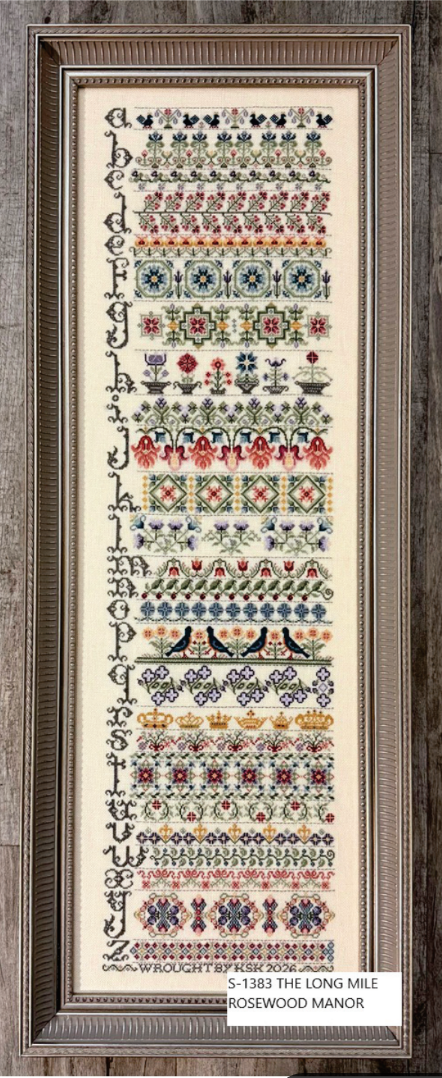 The Long Mile - Rosewood Manor - Cross Stitch Pattern