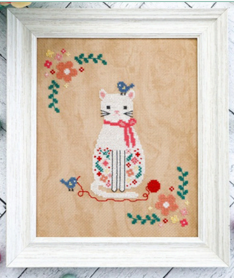 PREORDER Stitching Friends - Flamingo Toes - Cross Stitch Pattern