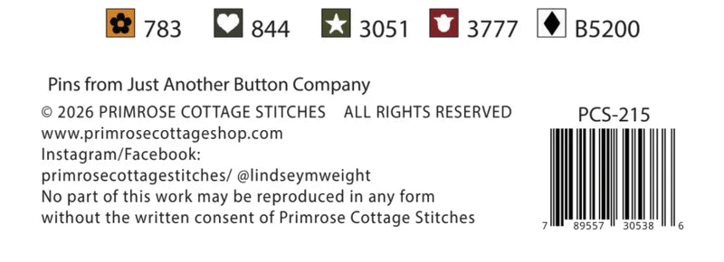 Garden Variety Ladybug - Primrose Cottage Stitches - Cross Stitch Pattern