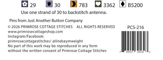 Garden Variety Dragonfly - Primrose Cottage Stitches - Cross Stitch Pattern