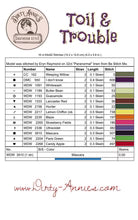 PREORDER Toil and Trouble - Dirty Annies - Cross Stitch Pattern