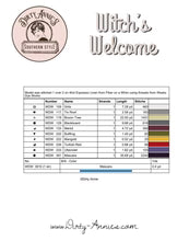 PREORDER Witch's Welcome - Dirty Annies - Cross Stitch Pattern