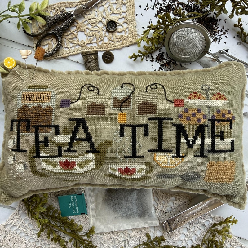 PREORDER When I Think of Tea Time - Puntini Puntini - Cross Stitch Pattern