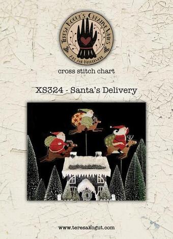 Santa's Delivery - Teresa Kogut - Cross Stitch Pattern, Needlecraft Patterns, The Crafty Grimalkin - A Cross Stitch Store