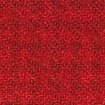 Merlot Houndstooth Wool Fabric - Weeks Dye Works