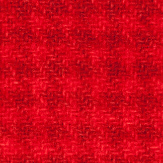 Candy Apple Houndstooth Wool Fabric - Weeks Dye Works