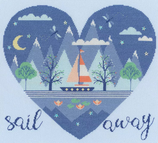 Wild At Heart: Sail Away - Bothy Threads - Cross Stitch Kit