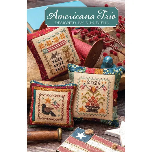 Americana Trio - Kim Diehl - Cross Stitch Pattern