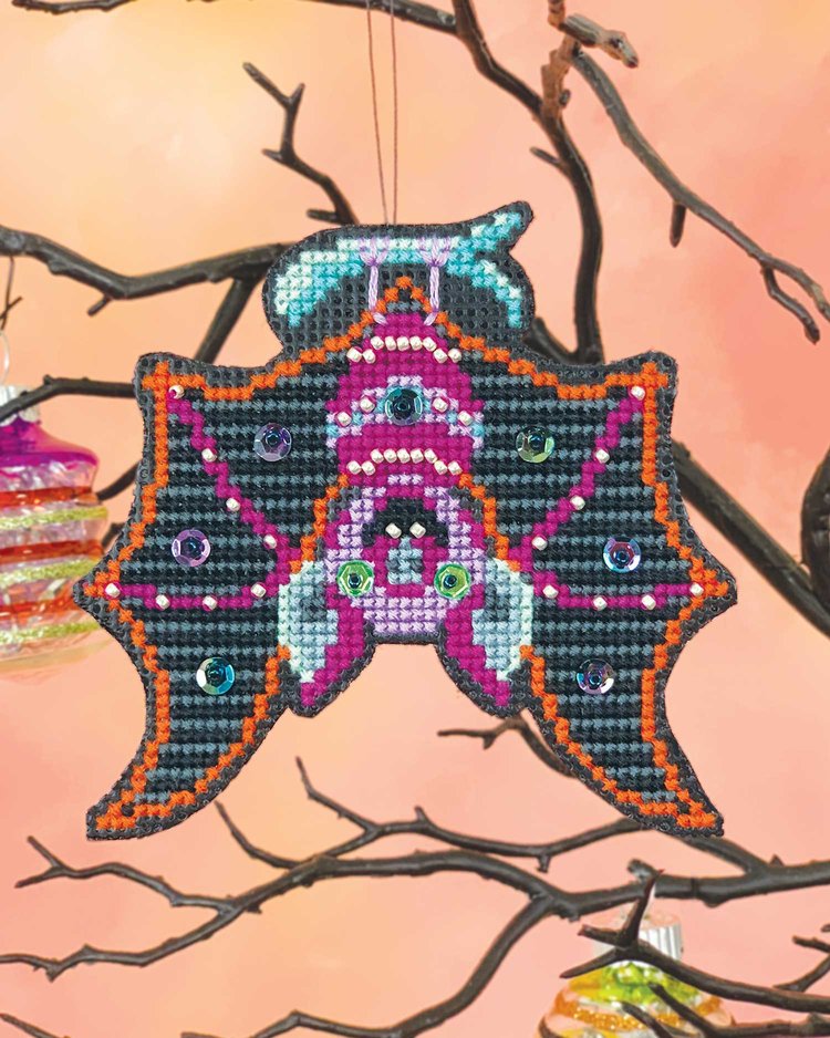 Little Batty - Satsuma Street - Cross Stitch Kit, Uncategorized, The Crafty Grimalkin - A Cross Stitch Store