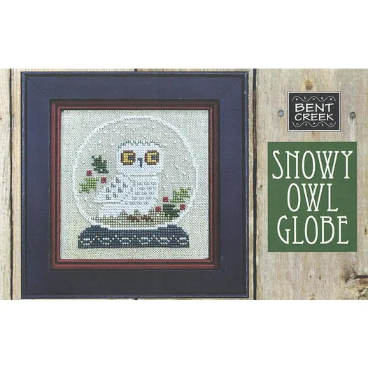 Snowy Owl Globe - Bent Creek - Cross Stitch Kit, Needlecraft Patterns, Needlecraft Patterns, The Crafty Grimalkin - A Cross Stitch Store