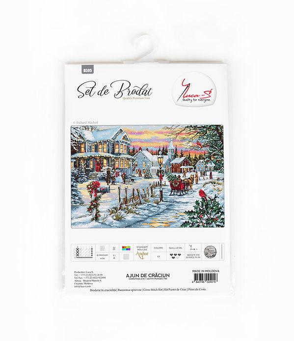 Christmas Eve B595L Counted Cross-Stitch Kit - Luca- S, Needlecraft Kits, The Crafty Grimalkin - A Cross Stitch Store