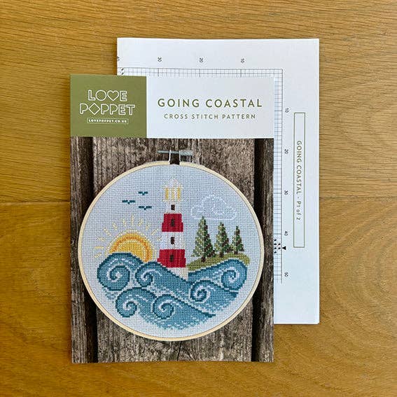 Going Coastal - Love Poppet - Cross Stitch Pattern