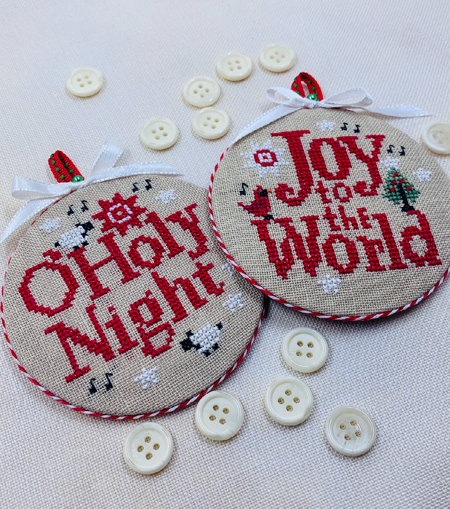 Joyful Christmas Ornaments 2025 - Stitches by Ethel - Cross Stitch Pattern