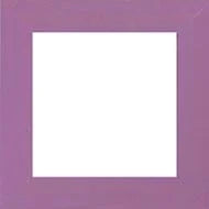 6" x 6" Hand Painted Frame - Matte Purple Iris - Mill Hill
