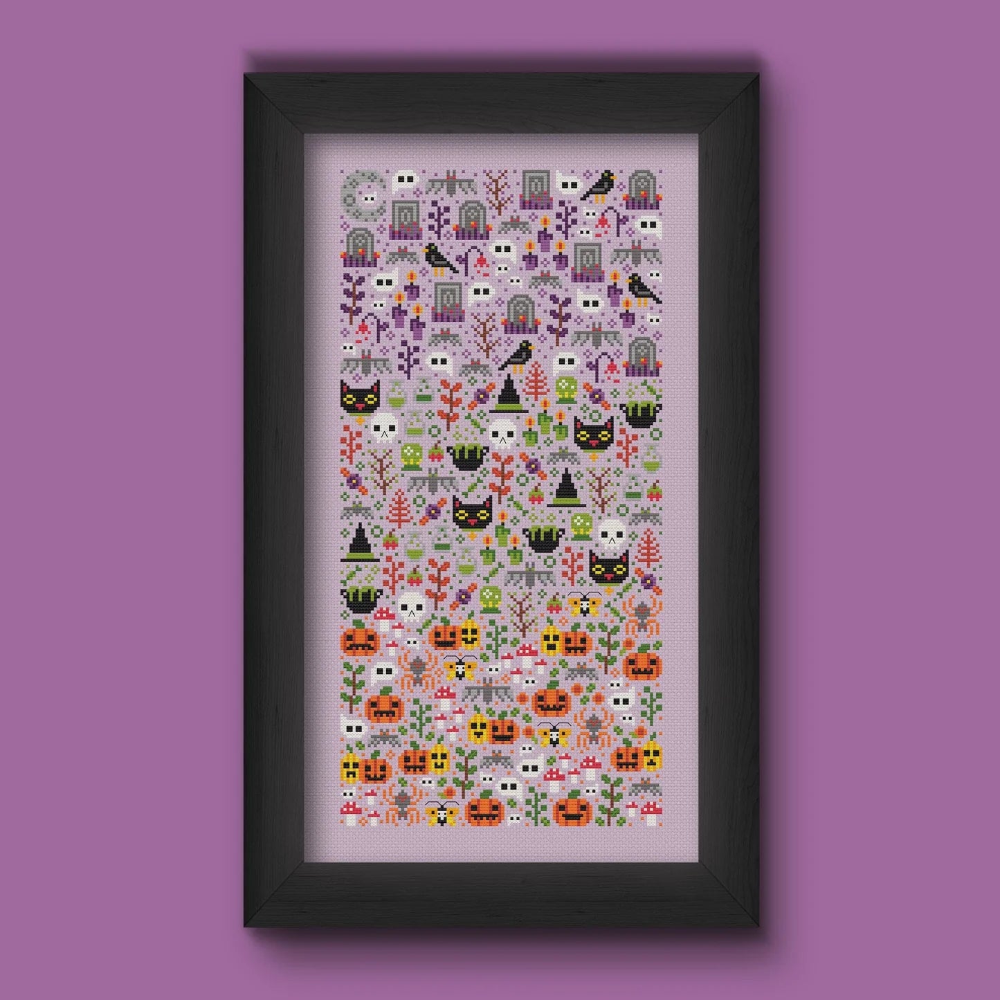 Halloween Garden - Una Buena Pieza - Cross Stitch Pattern