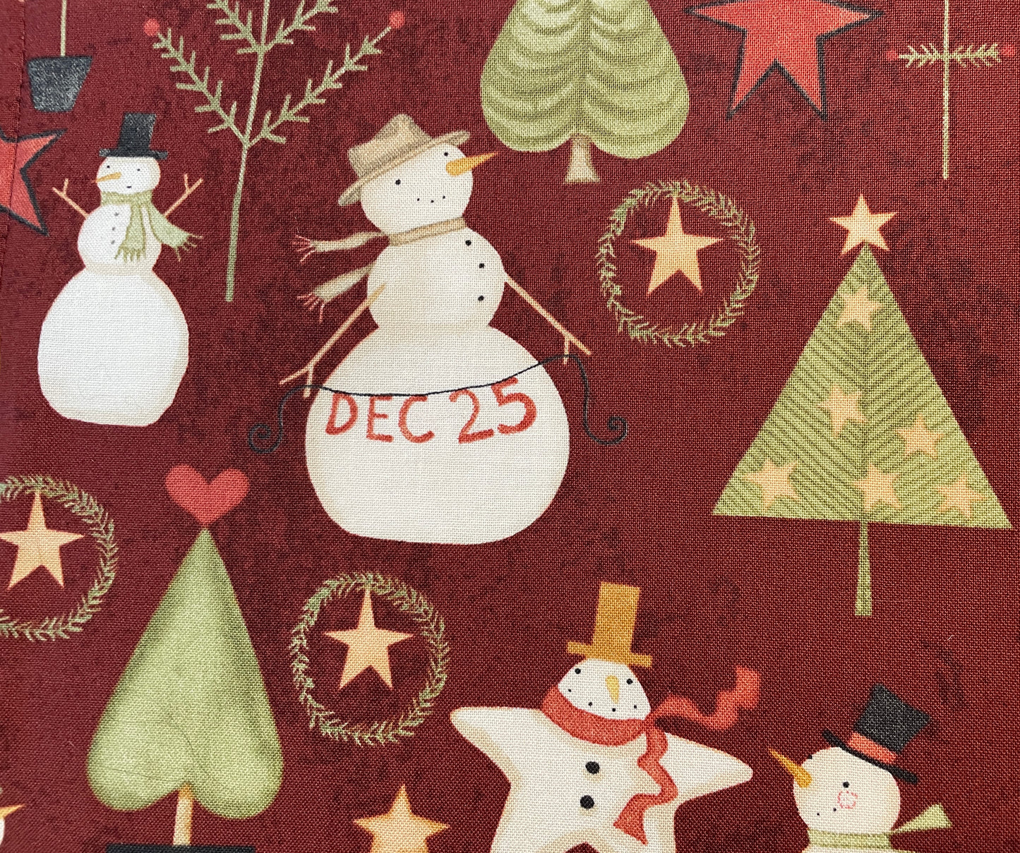 Christmas Vinyl Window Cross Stitch/Needlework Project Bag - December 25, Thread & Yarn Organizers, Thread & Yarn Organizers, The Crafty Grimalkin - A Cross Stitch Store