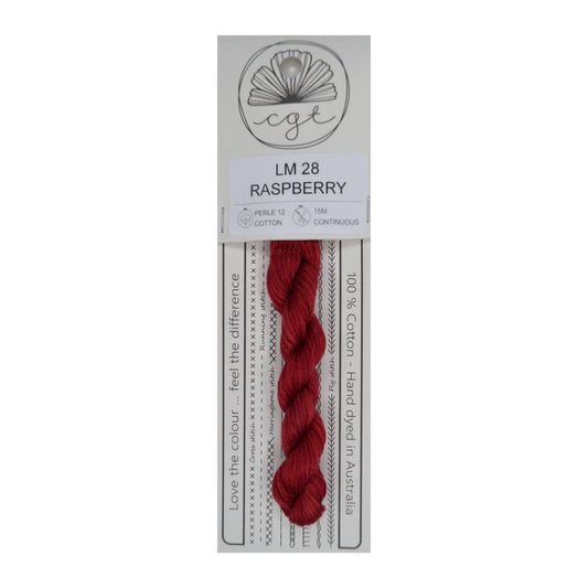 Raspberry LM 28 - Cottage Garden Threads, Thread & Floss, The Crafty Grimalkin - A Cross Stitch Store