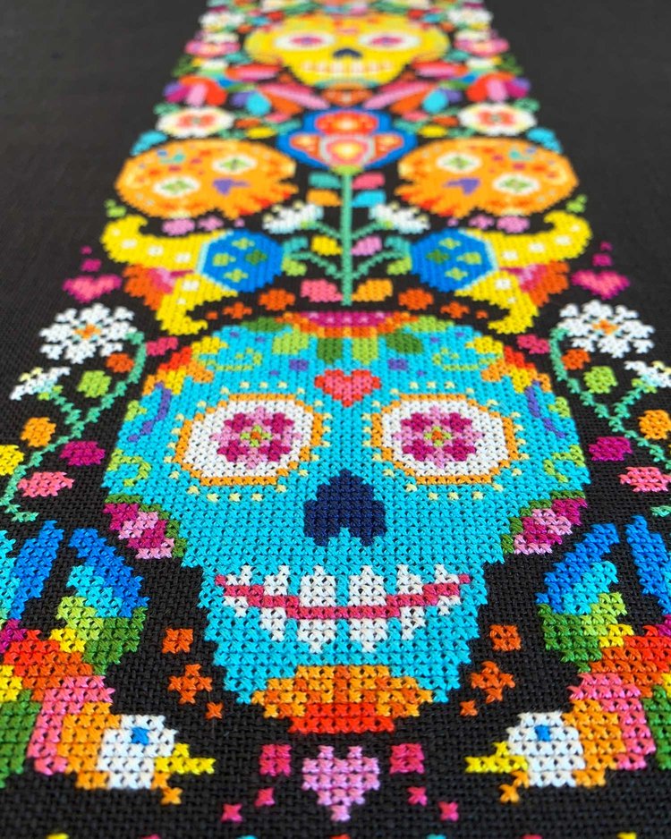 Memento Mori - Satsuma Street - Cross Stitch Pattern, Needlecraft Patterns, The Crafty Grimalkin - A Cross Stitch Store