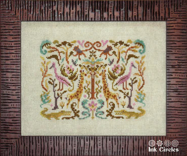 Out There - Ink Circles - Cross Stitch Pattern, Needlecraft Patterns, The Crafty Grimalkin - A Cross Stitch Store