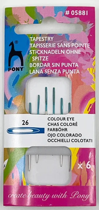 Pony Tapestry Needles - Coloured Eyes, Uncategorized, The Crafty Grimalkin - A Cross Stitch Store