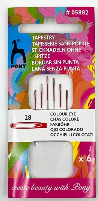 Pony Tapestry Needles - Coloured Eyes