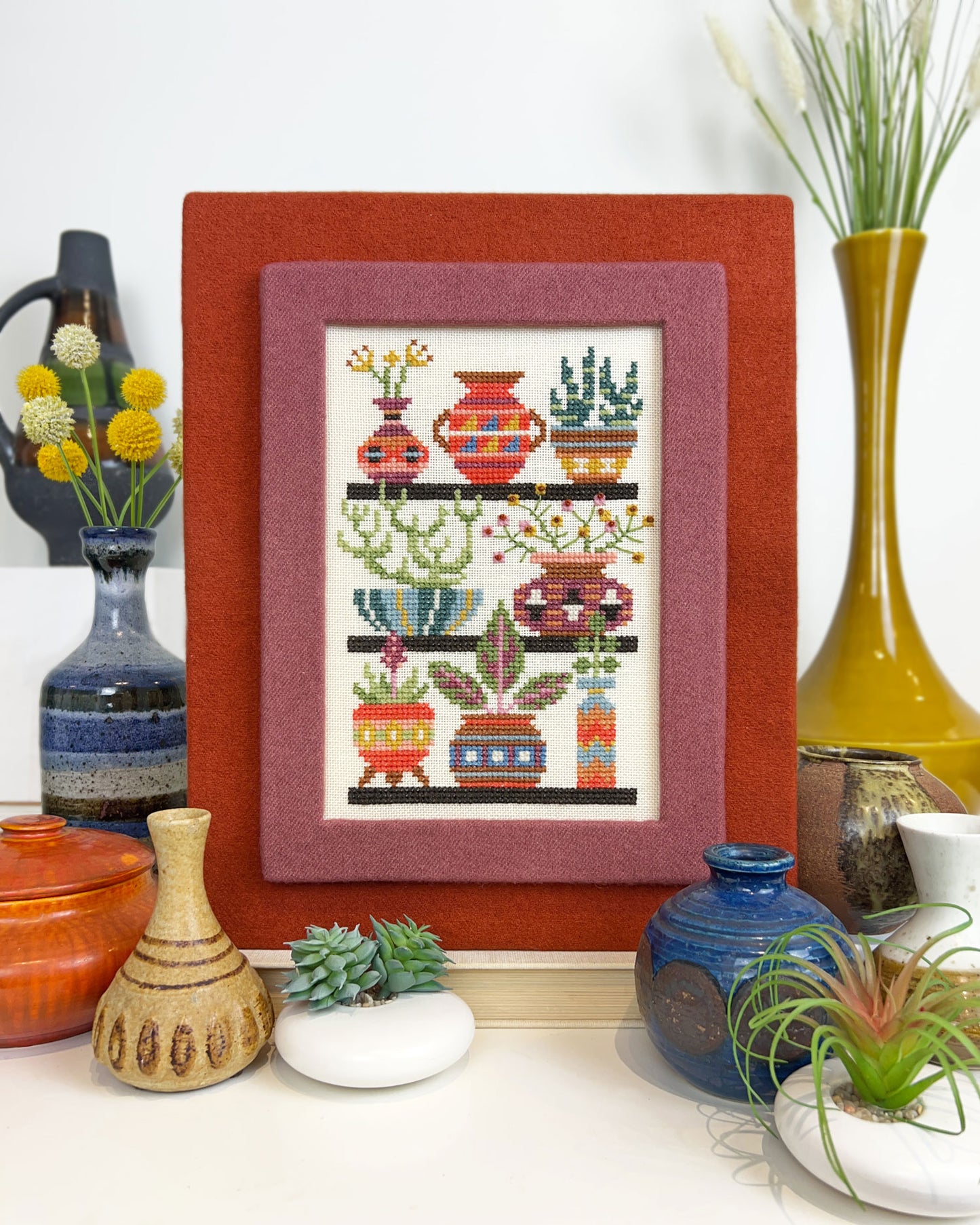 Pot Shop - Satsuma Street - Cross Stitch Pattern