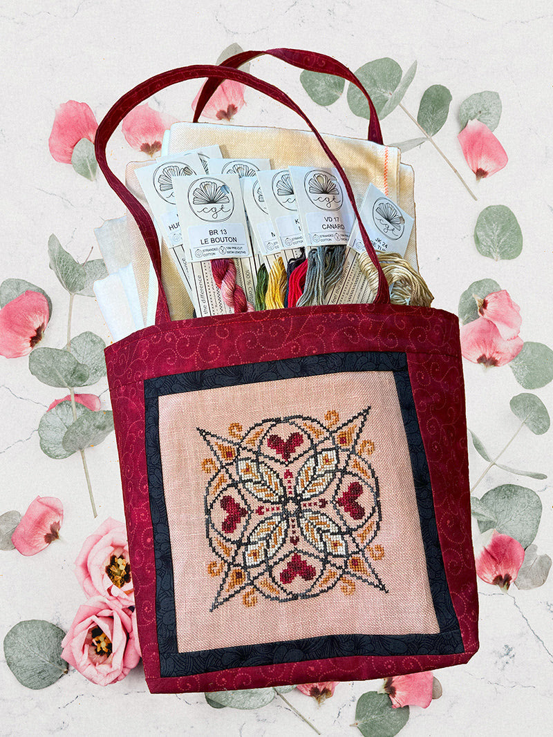 PRE-ORDER Hearts Entwined - Ink Circles - Cross Stitch Pattern, Needlecraft Patterns, Needlecraft Patterns, The Crafty Grimalkin - A Cross Stitch Store