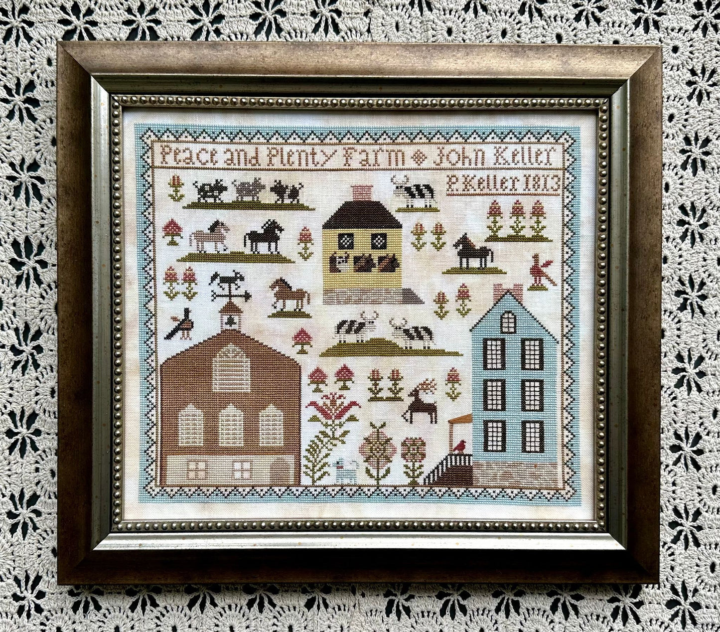 Peace & Plenty Farm - Kathy Barrick - Cross Stitch Design