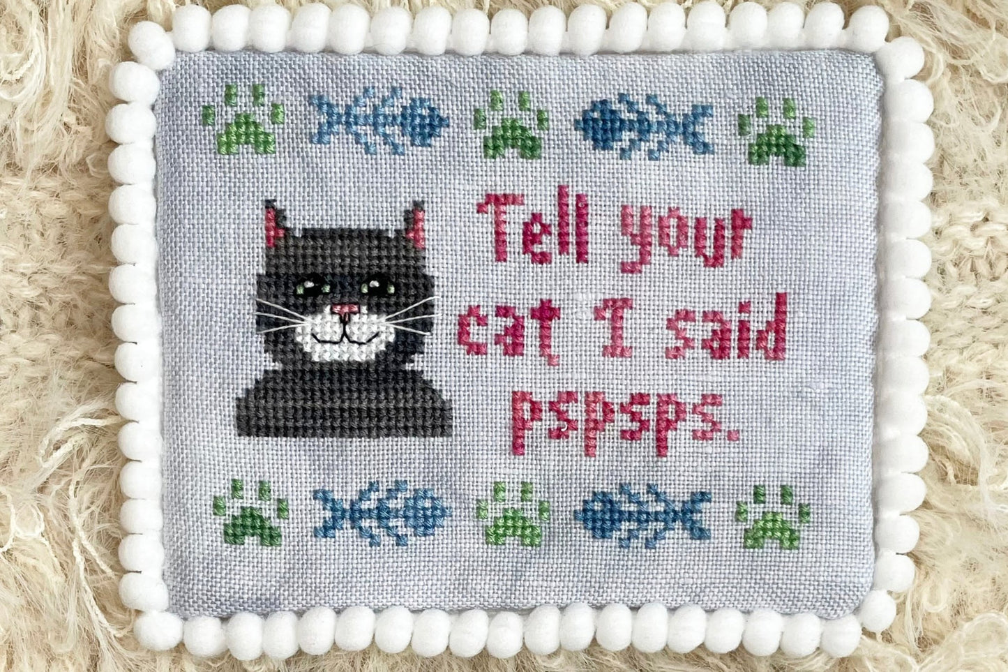 Tell Your Cat - Pixel Pixie Cross Stitch - Cross Stitch Pattern