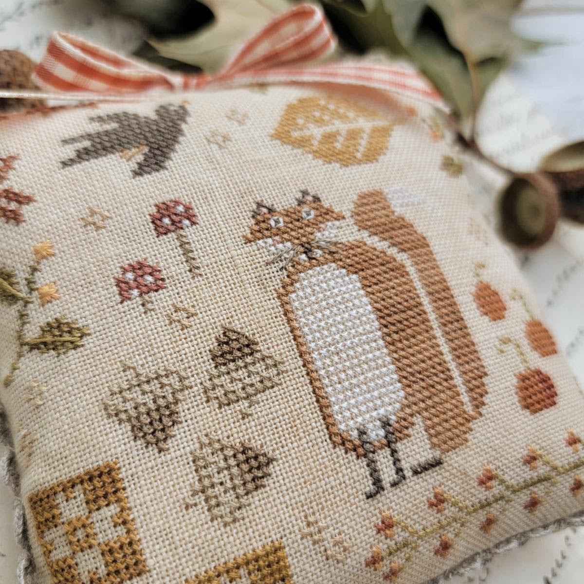 Autumn Trio - With Thy Needle and Thread - Cross Stitch Pattern