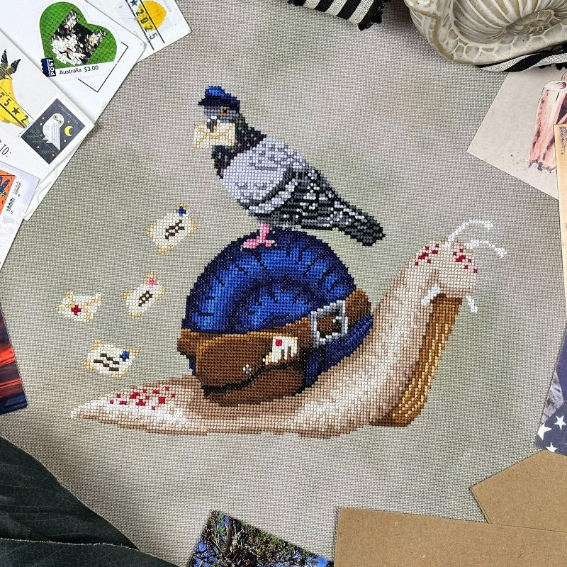 Snail Mail - Stitch Crypt - Cross Stitch Pattern