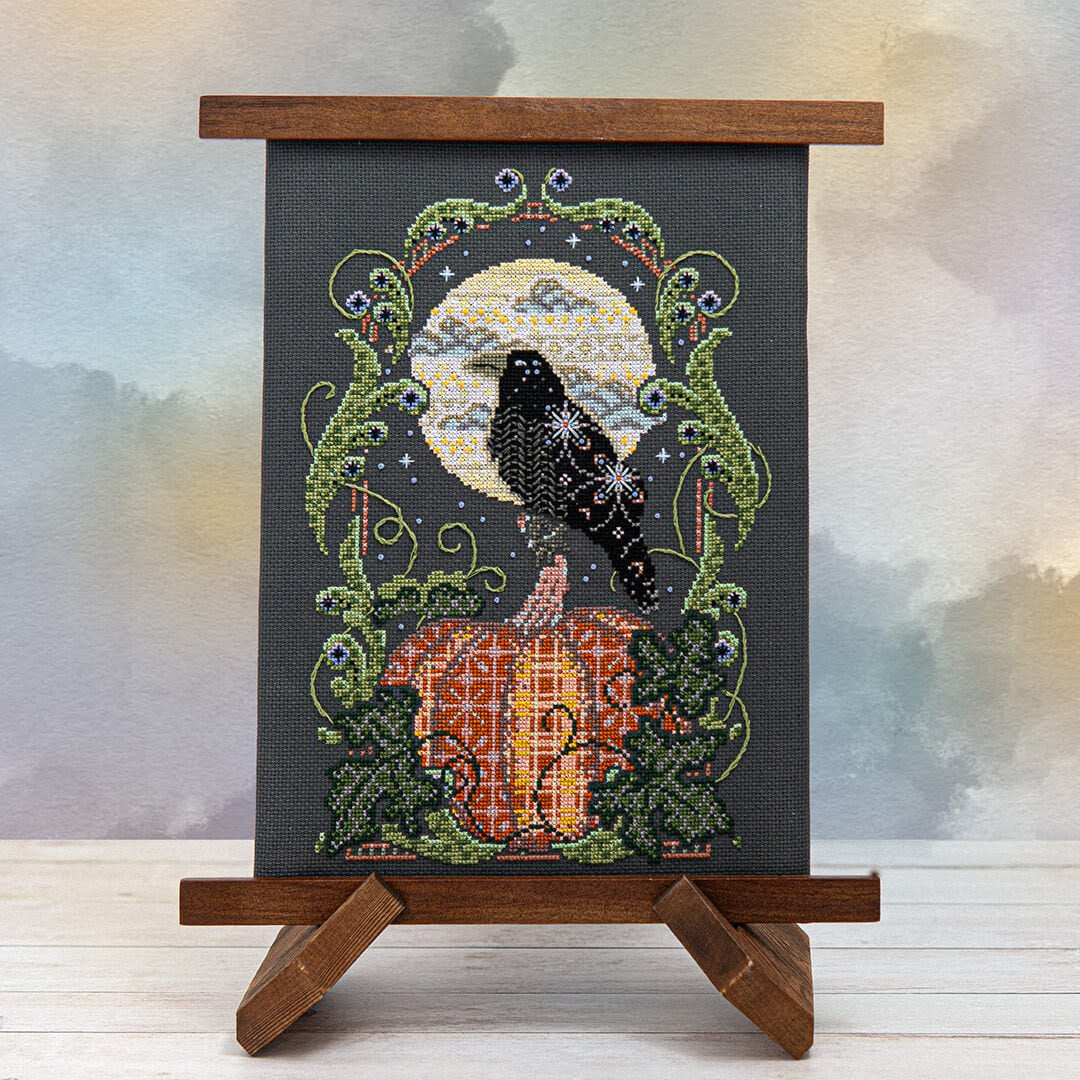 Raven's Harvest Moon - Counting Puddles - Cross Stitch Pattern