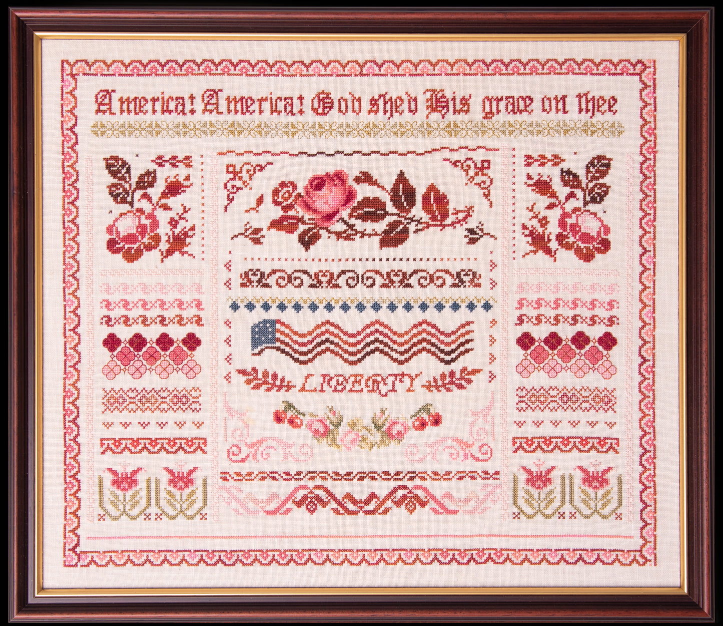 Liberty Band Sampler - Samplers and Primitives - Cross Stitch Pattern