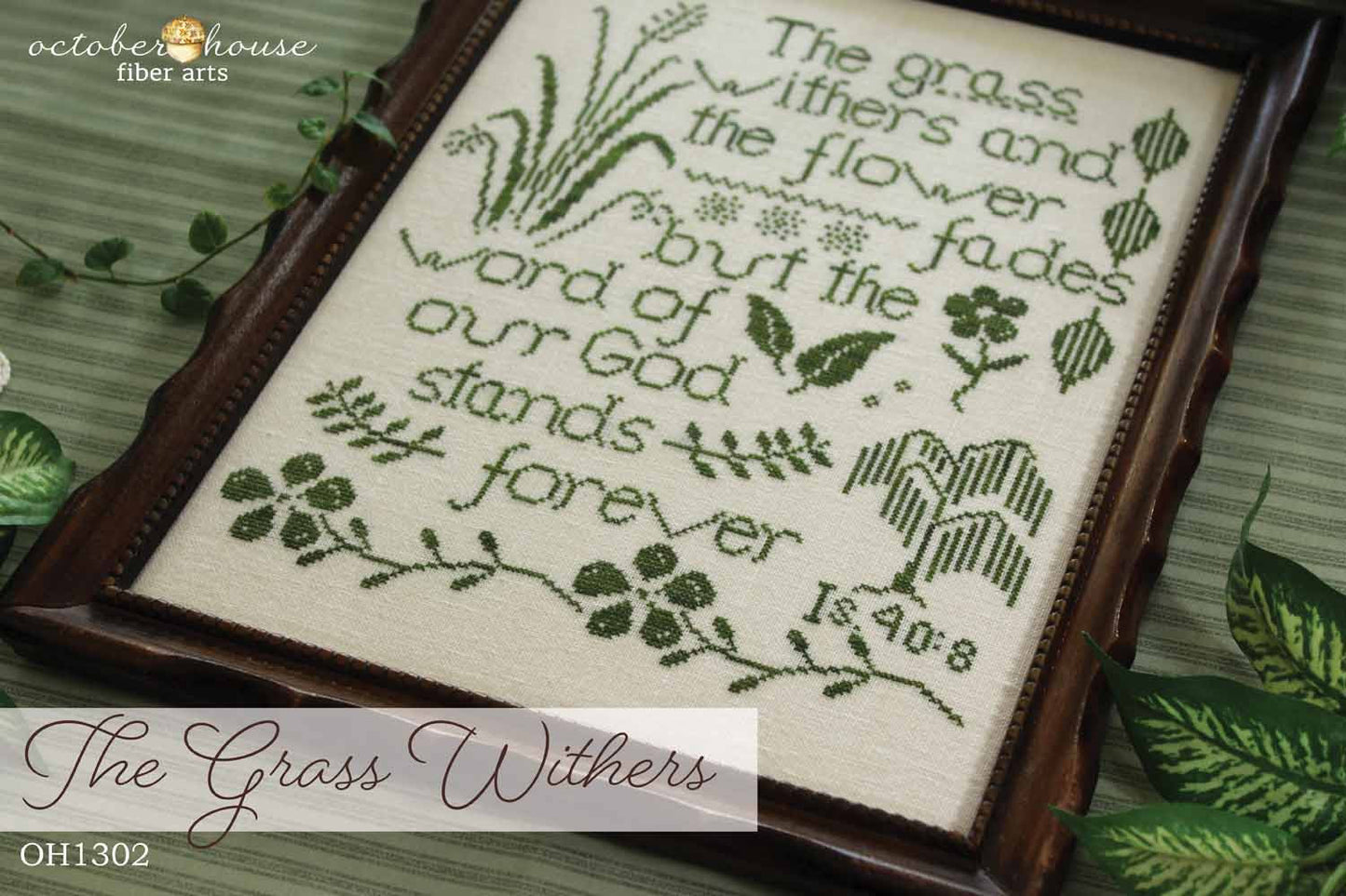 The Grass Withers - October House - Cross Stitch Pattern