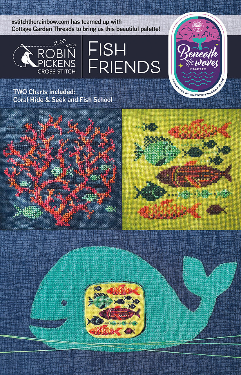 FISH FRIENDS - Robin PIckens - Cross Stitch Pattern