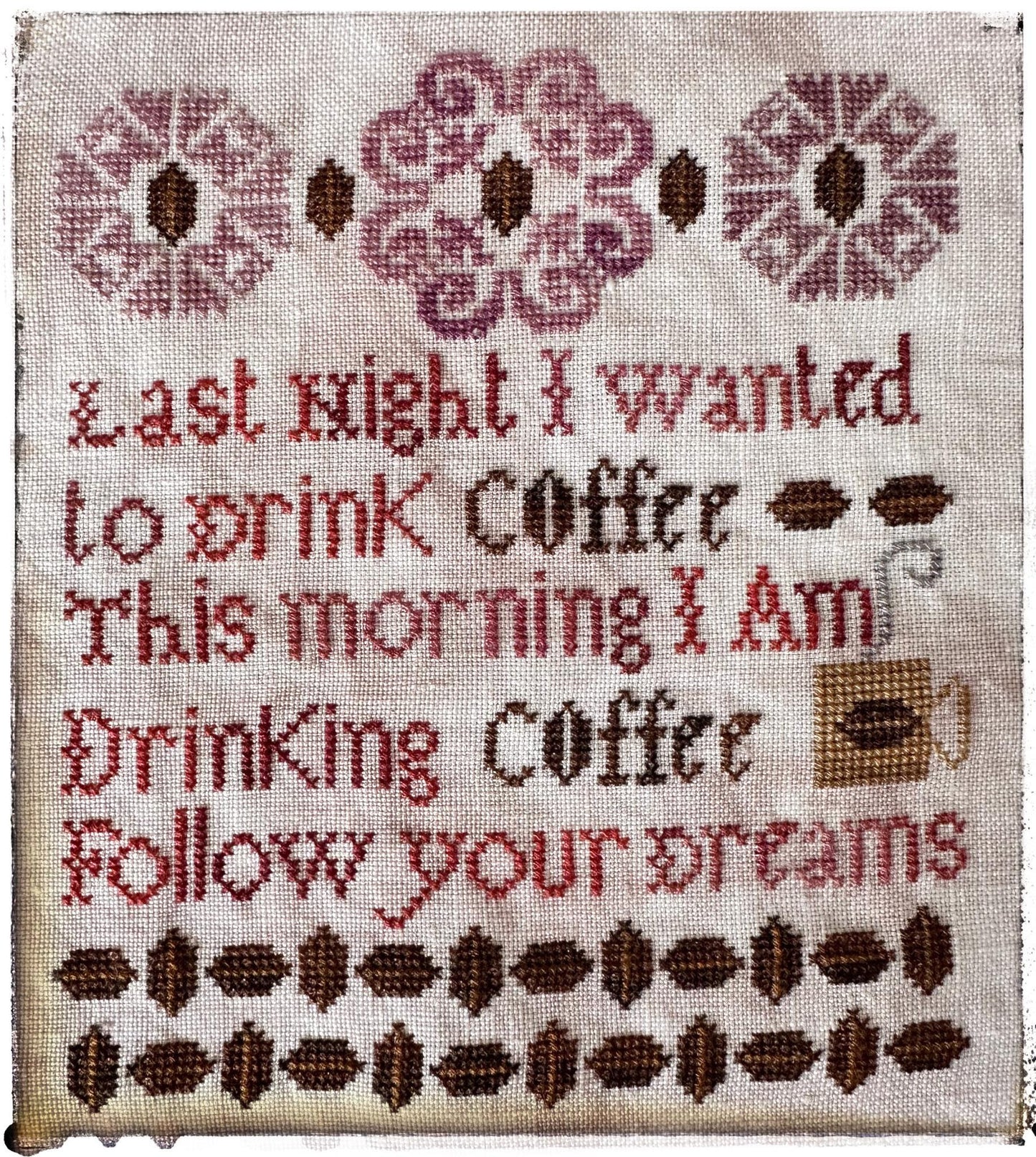 Coffee Dreams - Lucy Beam - Cross Stitch Pattern