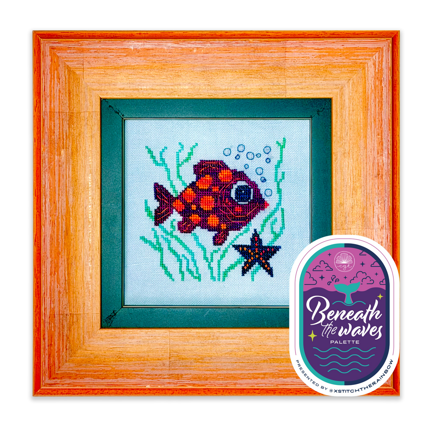 Seeing Stars - Fox and Rabbit - Cross Stitch Pattern